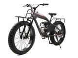 PHATMOTO™ ALL TERRAIN Fat Tire 2021 - 79cc Motorized Bicycle with Hilliard Clutch (Matte Graphite)