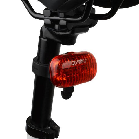 BV Bicycle Light Set Super Bright 5 LED Headlight, 3 LED Taillight, Quick-Release - Gasbike.net