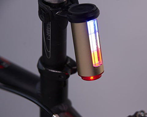 Bike Light ThorFire Ultra Bright Bike Taillight USB Rechargeable Bicycle Tail Light 7 Modes High Intensity Rear Bike Light Fits On Any Road Bike & Helmet, Easy To Install for Cycling Safety Flashlight - Gasbike.net