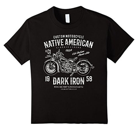 Retro  Vintage Native American Distressed Motorcycle Design - Gasbike.net