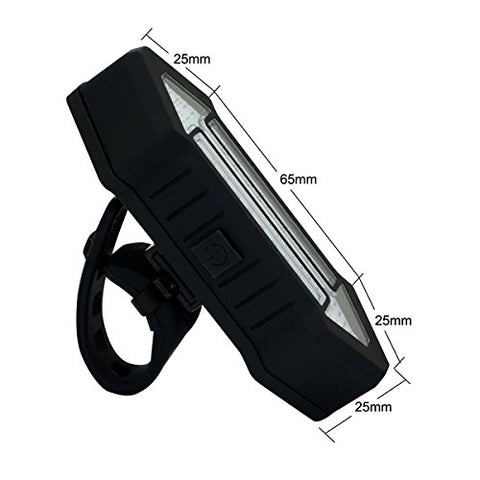 Bike Taillight 100 Lumens LED Taillight USB Rechargeable with Wireless Remote Turn signals Laser Beams for Moutain Bike BMX Bike Road Bicycle and Hybrid Bike - Gasbike.net