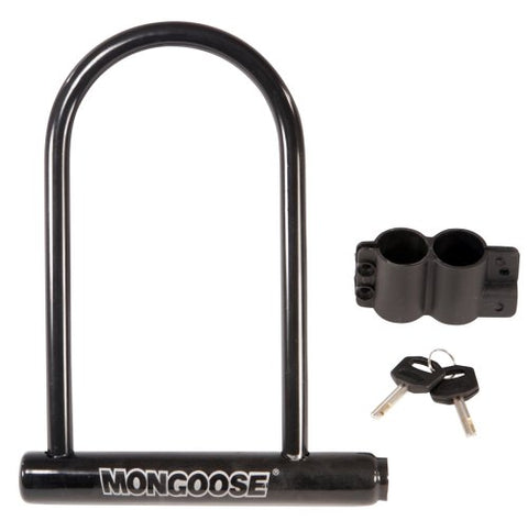 Mongoose Large Bicycle U-Lock - Gasbike.net