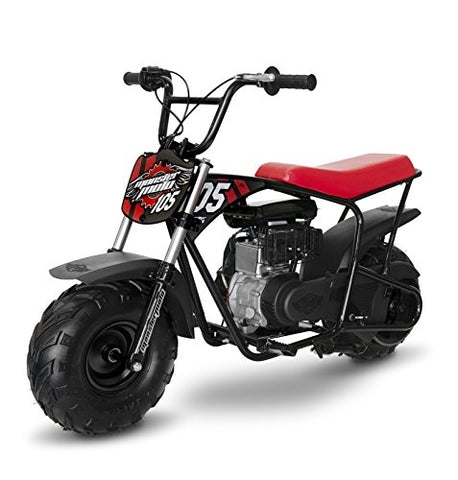 Monster Moto MM-B105-RBS Black/Red Gas Mini Bike with Front Suspension (105cc/ 3.5Hp Classic 105cc) - Gasbike.net