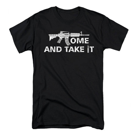 Fantastic Tees Come and Take It 2nd Amendment Gun Rights Men's T Shirt - Gasbike.net