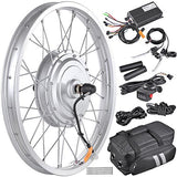 AW 16.5" Electric Bicycle Front Wheel Frame Kit For 20" 36V 750W 1.95"-2.5" Tire E-Bike - Gasbike.net