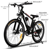 ANCHEER Electric Mountain Bike with 36V, 8AH Removable Lithium-Ion Battery 250W Electric Bike for Adults with Battery Charger - Gasbike.net