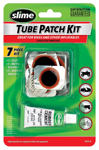 Slime 1022-A Rubber Tube Patch Kit with Glue - Gasbike.net
