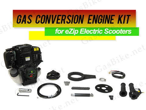Gas Conversion Engine Kit for eZip Electric Scooters (Free Shipping) - Gasbike.net